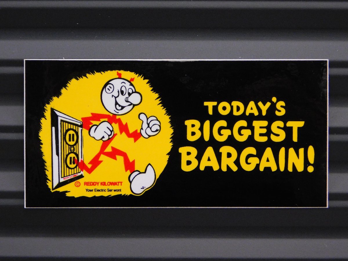 ◆送料\110◆【REDDY KILOWATT・レディキロワット】※《レーシングステッカー》 (品番ms042) アメリカン雑貨 ガレージ拍卖