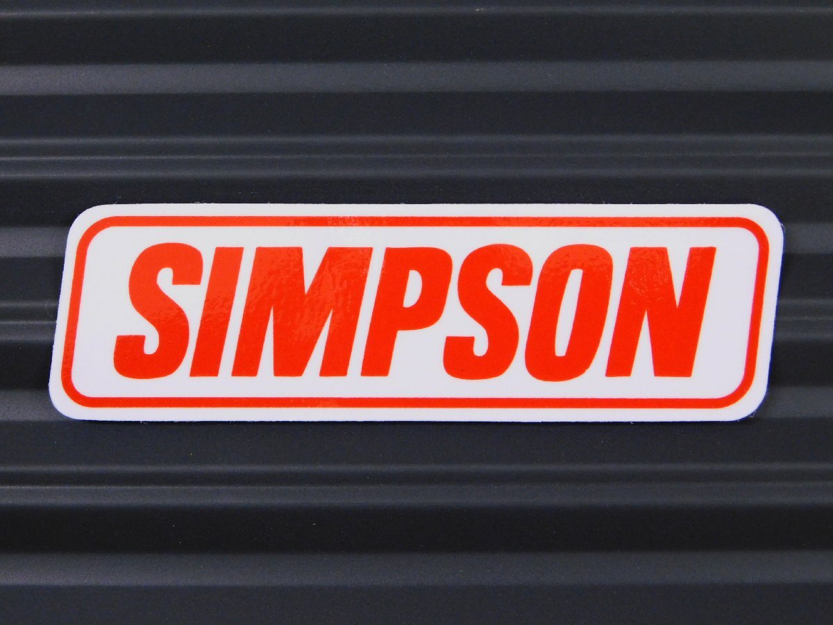 ◆送料\110◆【SIMPSON・シンプソン】※《レーシングステッカー》 (品番ms031) アメリカン雑貨 ガレージ拍卖