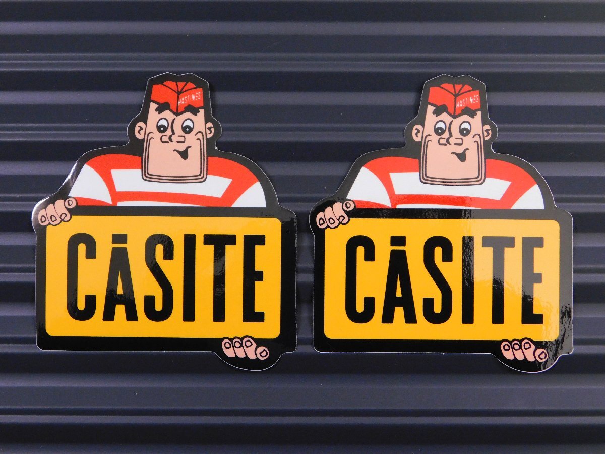 ◆送料\110◆【CASITE・キャサイト】※《レーシングステッカー/2枚セット》 (品番ms147) アメリカン雑貨 ガレージ拍卖