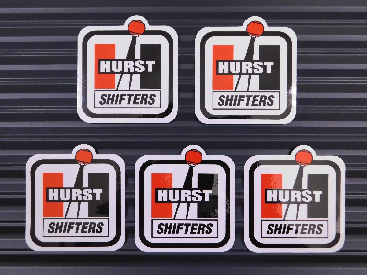 ◆送料\110◆【HURST SHIFTERS・ハーストシフターズ】※《レーシングステッカー/5枚セット》 (品番ms018) アメリカン雑貨 ガレージ拍卖