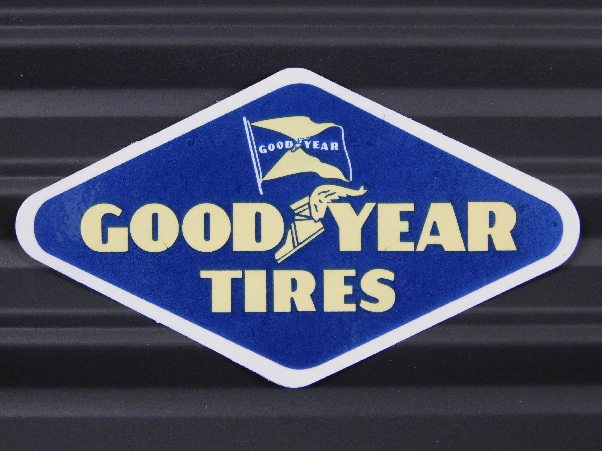 ◆送料\110◆【GOOD YEAR TIRES・グッドイヤー】※《レーシングステッカー》 (品番ms017) アメリカン雑貨 ガレージ拍卖
