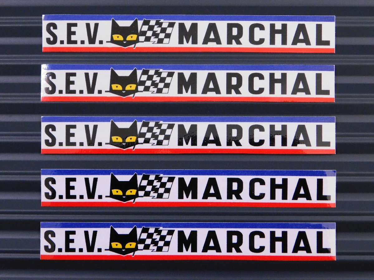 ◆送料\110◆【S.E.V MARCHAL・マーシャル】※《レーシングステッカー/5枚セット》 (品番ms121) アメリカン雑貨 ガレージ拍卖