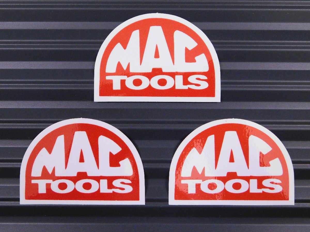 ◆送料\110◆【MAC TOOLS・マックツールズ】※《レーシングステッカー/3枚セット》 (品番ms036) アメリカン雑貨 ガレージ拍卖
