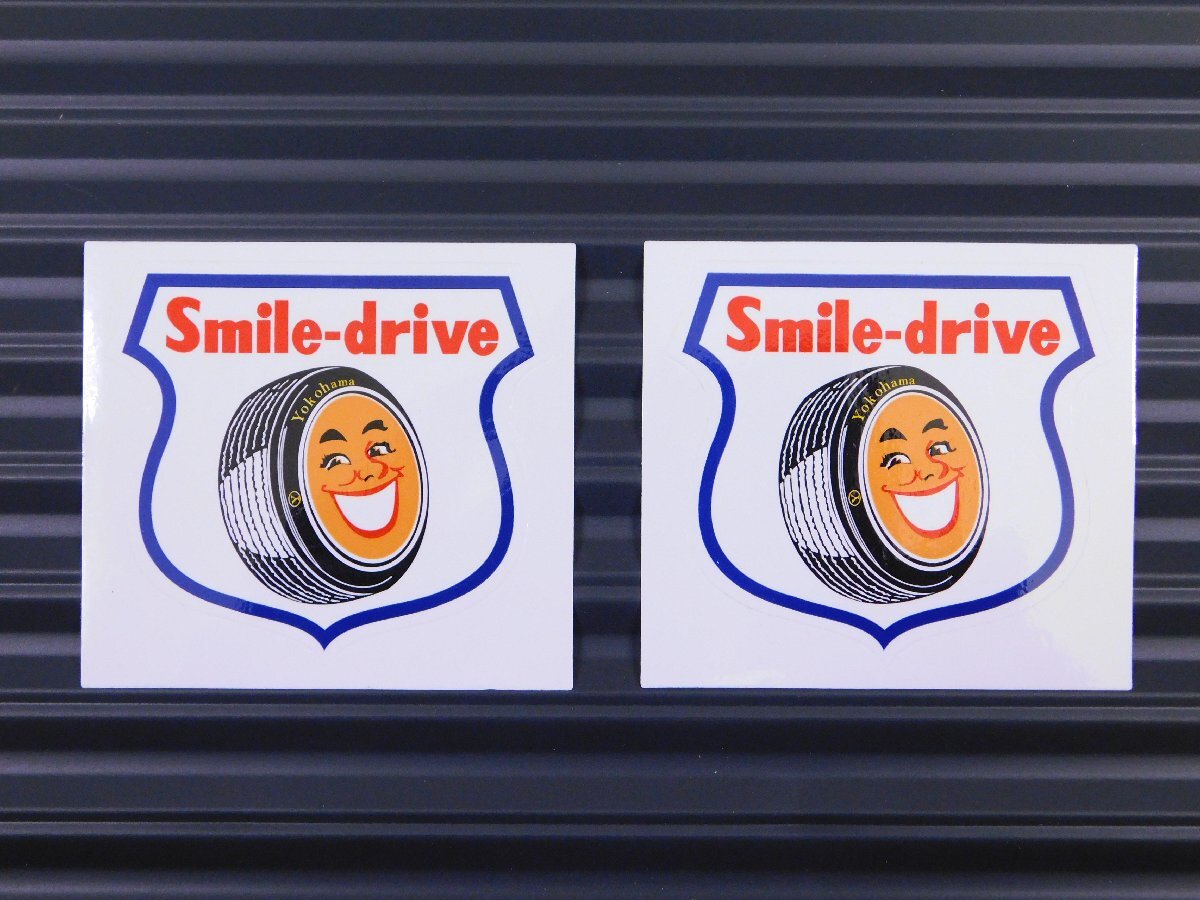 ◆送料\110◆【YOKOHAMA TIRE・ヨコハマタイヤ】※《レーシングステッカー/2枚セット》 (品番ms064) アメリカン雑貨 ガレージ拍卖