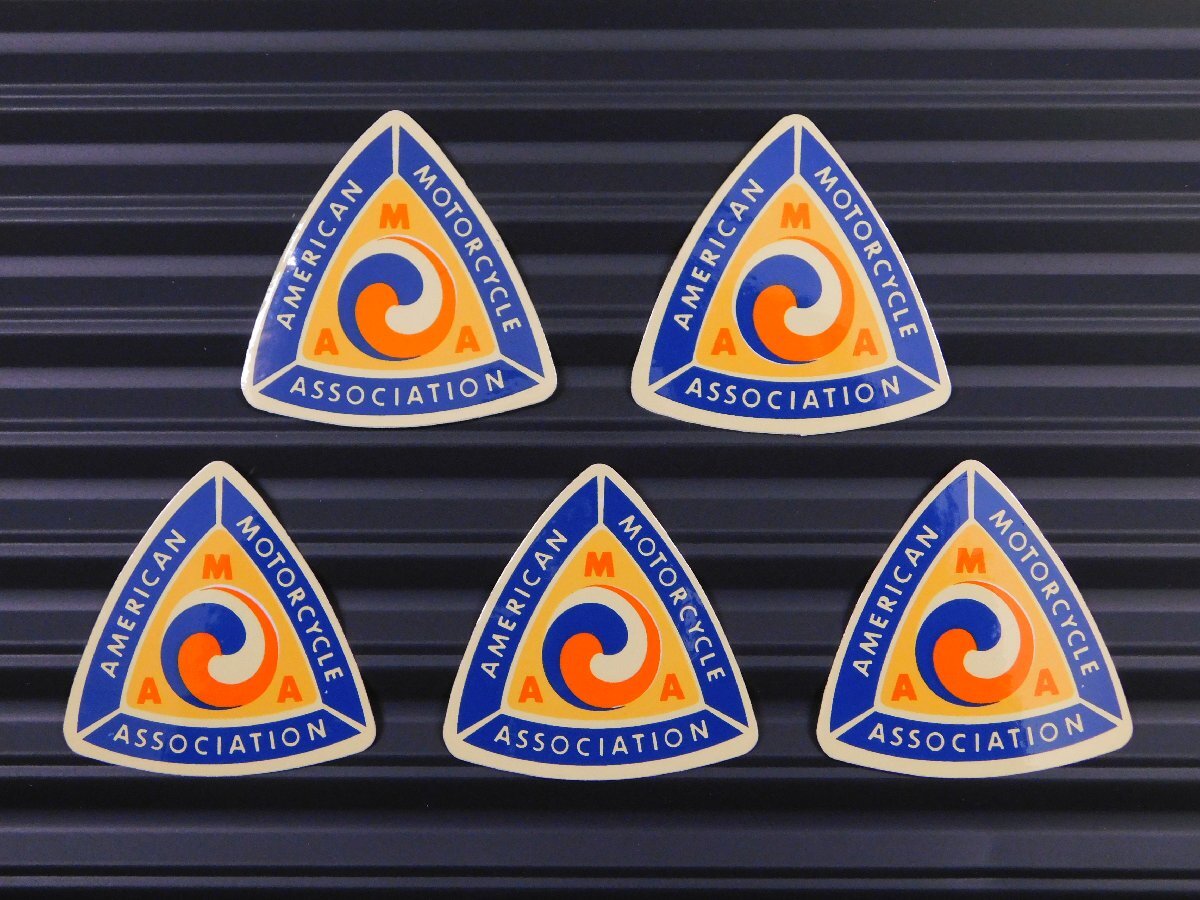◆送料\110◆【AMA・アメリカモーターサイクル協会】※《レーシングステッカー/5枚セット》 (品番ms062) アメリカン雑貨 ガレー拍卖