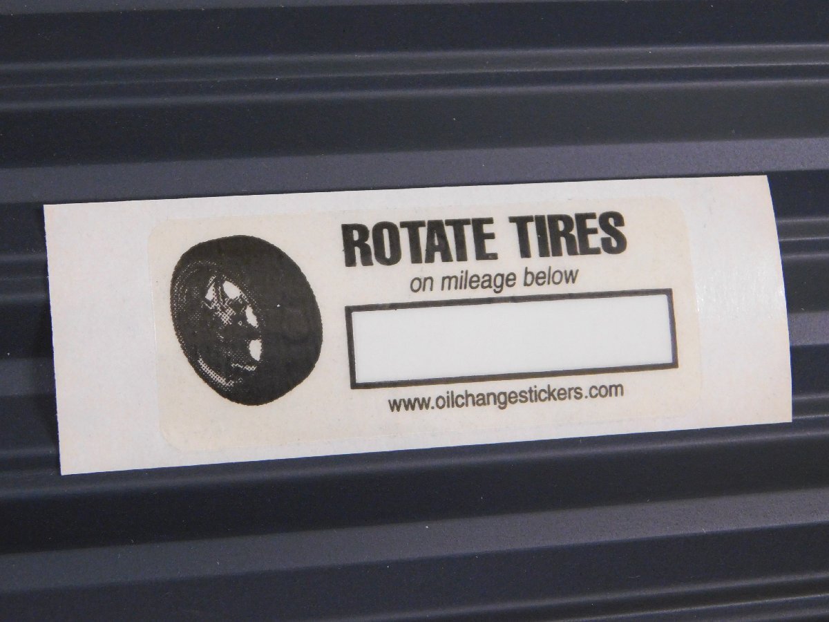 ◆送料\110◆【アメリカ自動車整備用ステッカー】※《メカニックステッカー・タイヤローテーション》 タイヤ交換ステッカー拍卖