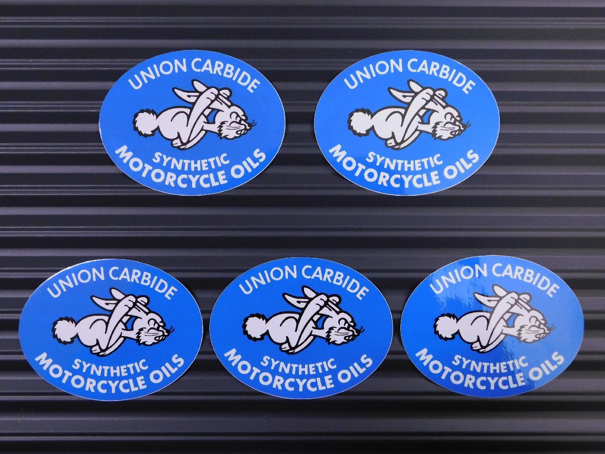 ◆送料\110◆【UNION CARBIDE】※《レーシングステッカー/5枚セット》 (品番ms147) アメリカン雑貨 ガレージ拍卖