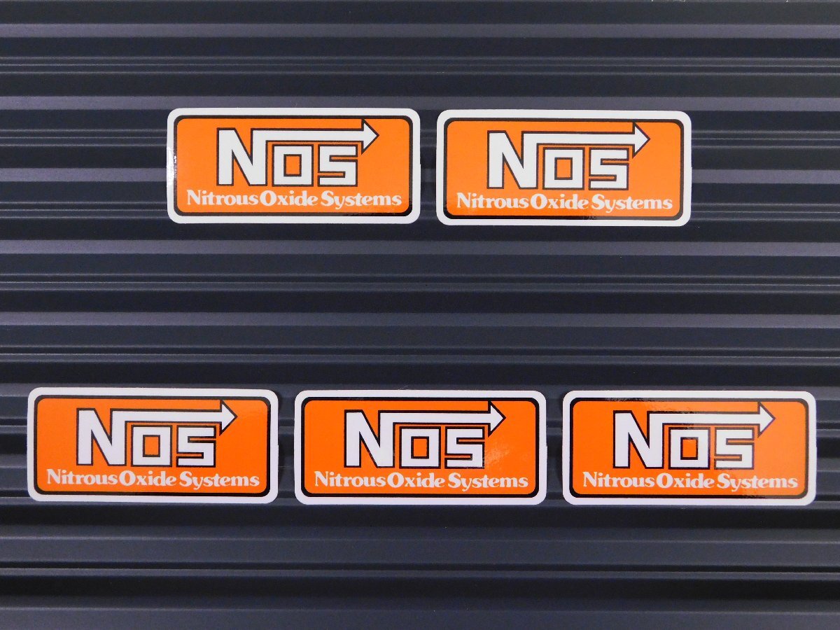 ◆送料\110◆【NOS・ナイトラス オキサイド システム】※《レーシングステッカー/5枚セット》 (品番ms007) アメリカン雑貨 ガレージ拍卖