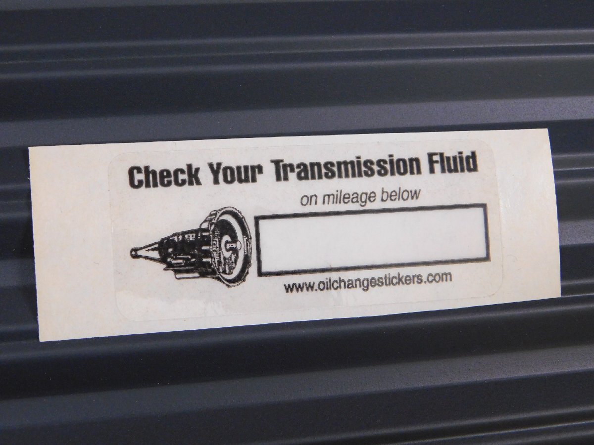 ◆送料\110◆【アメリカ自動車整備用ステッカー】※《メカニックステッカー・トランスミッションOIL》 ミッションオイル交換ステッカー拍卖