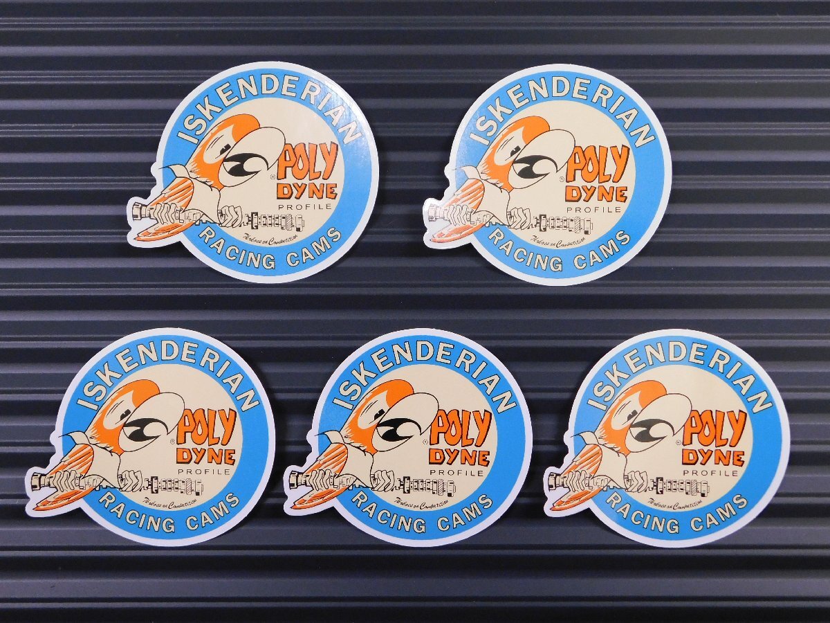 ◆送料\110◆【ISKY・イスケンデリアン】※《レーシングステッカー/5枚セット》 (品番ms066) アメリカン雑貨 レーシングカム拍卖
