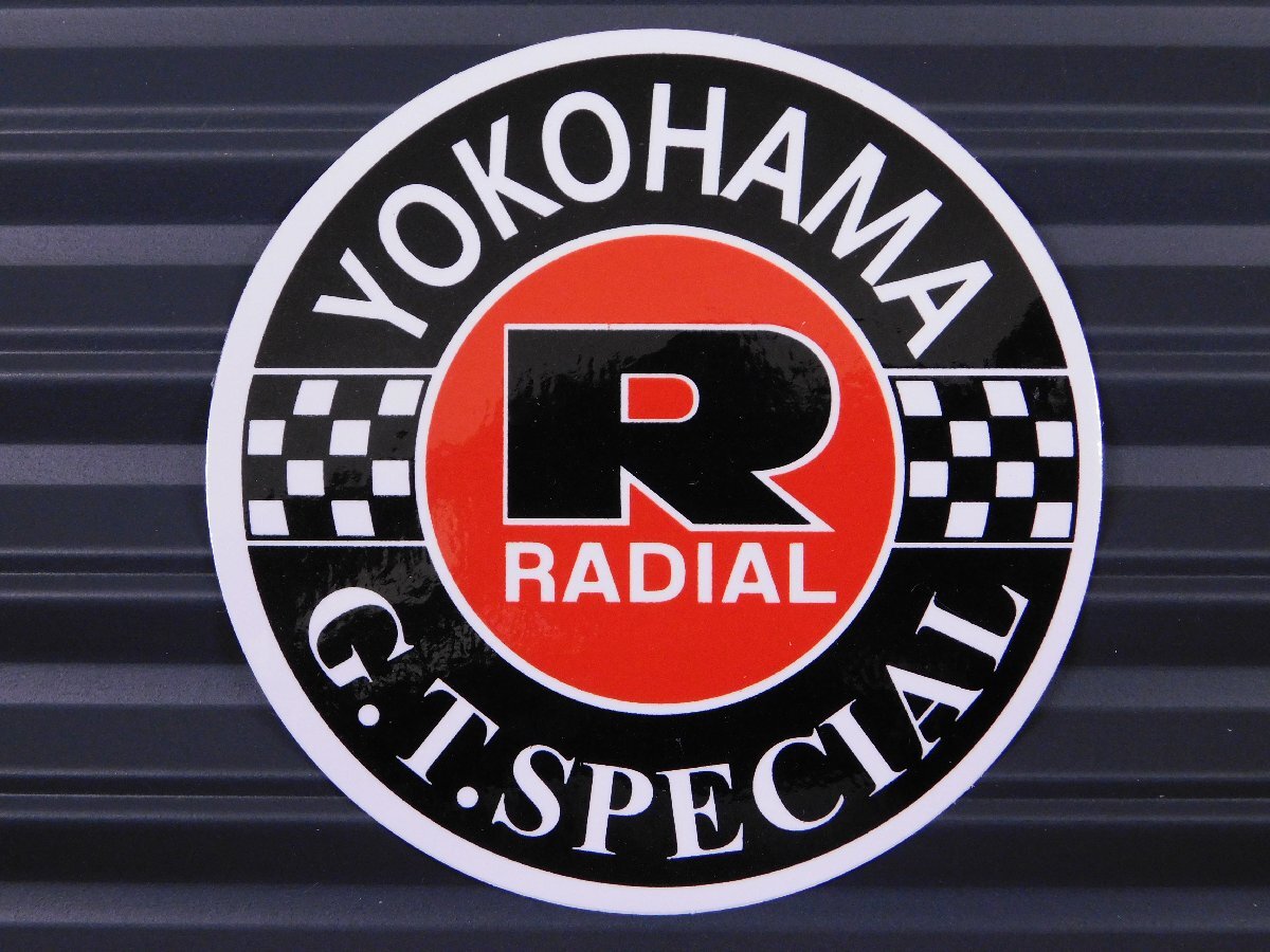 ◆送料\110◆【YOKOHAMA TIRE G.T. SPECIAL・ヨコハマタイヤ】※《レーシングステッカー》 (品番ms098) アメリカン雑貨 ガレージ拍卖