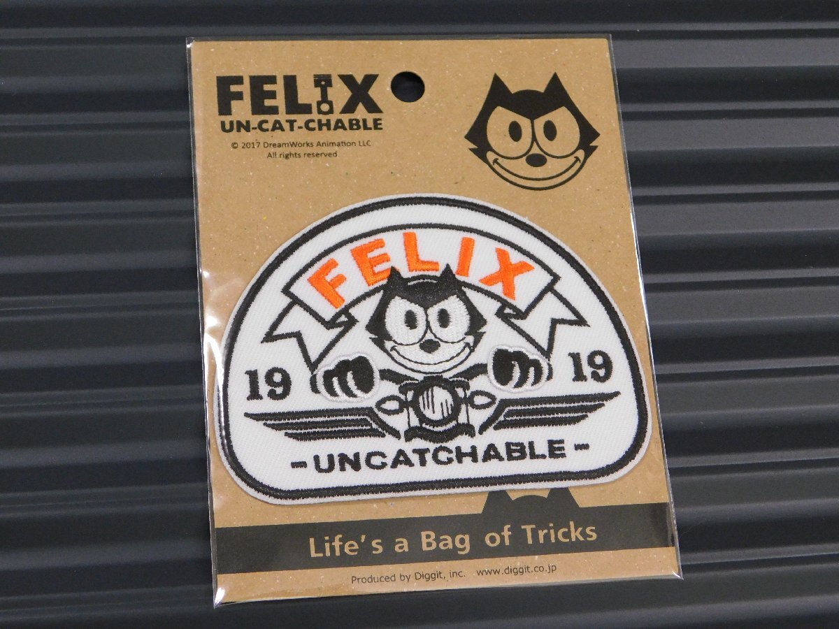 ◆送料\110◆【FELIX・フィリックス】※《アイロン刺繍ワッペン/UCCパッチ Head Light》 アメリカン雑貨 刺繍ワッペン アイロンワッペ拍卖
