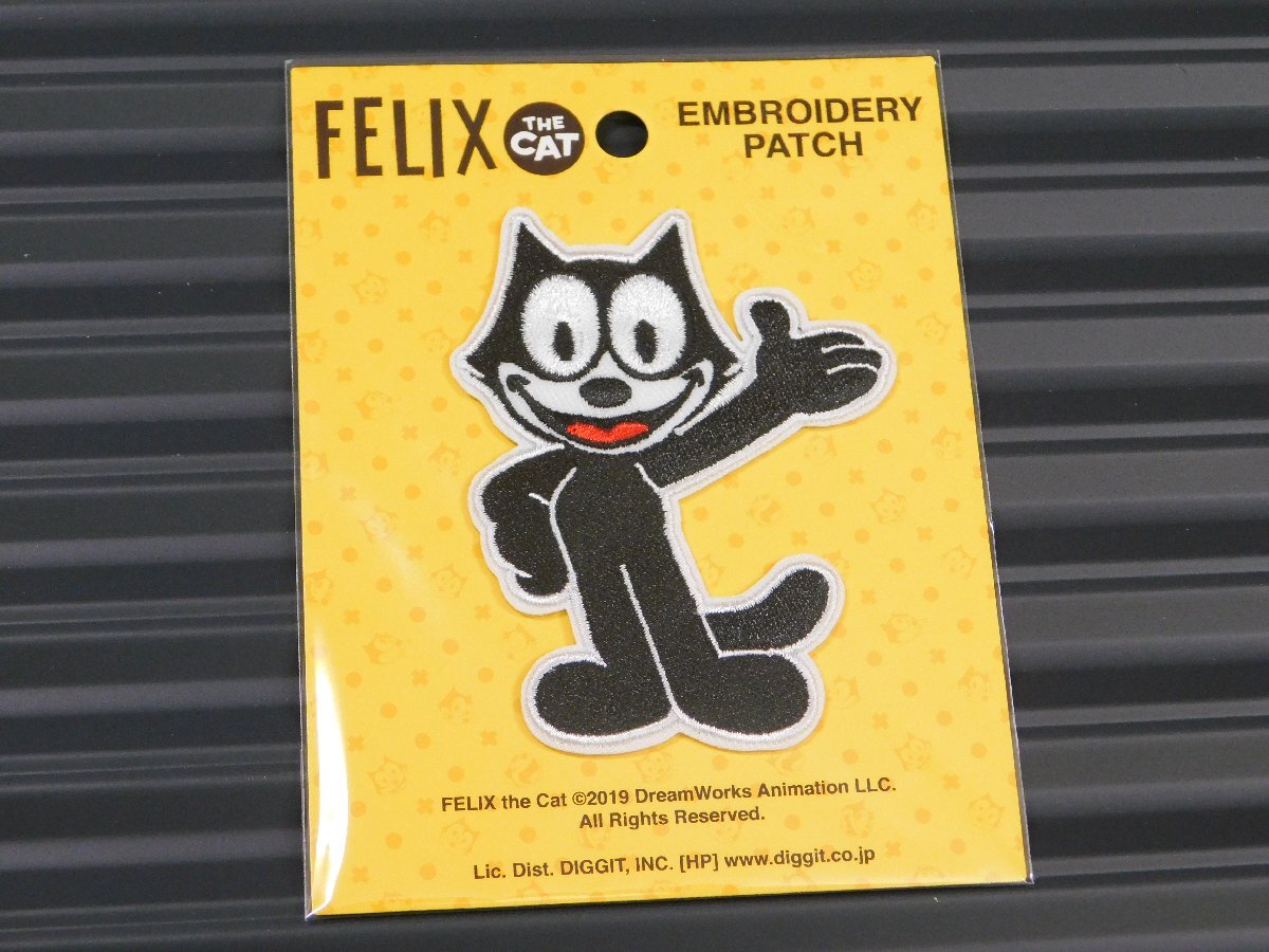 ◆送料\110◆【FELIX・フィリックス】※《アイロン刺繍ワッペン/Greet》 アメリカン雑貨 刺繍ワッペン アイロンワッペン拍卖