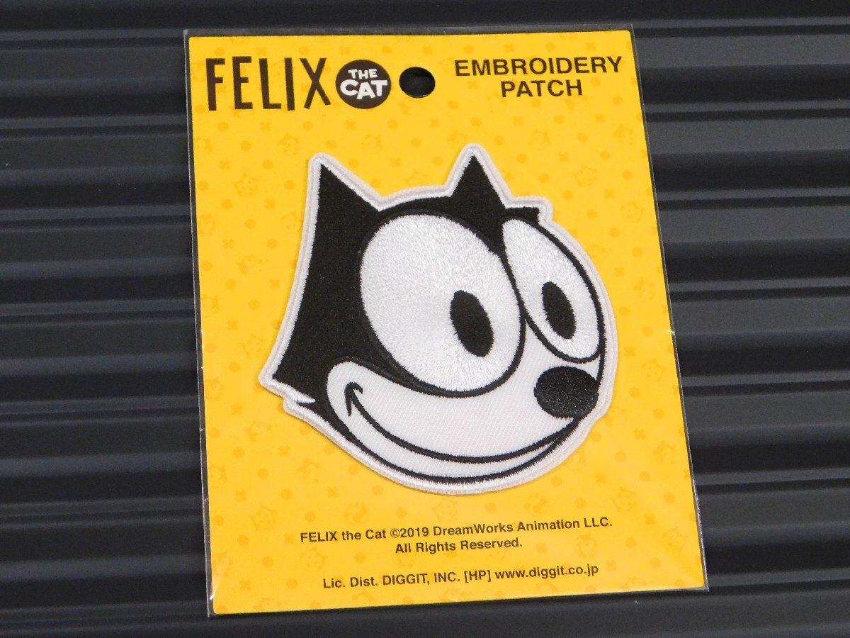 ◆送料\110◆【FELIX・フィリックス】※《アイロン刺繍ワッペン/Face》 アメリカン雑貨 刺繍ワッペン アイロンワッペン拍卖