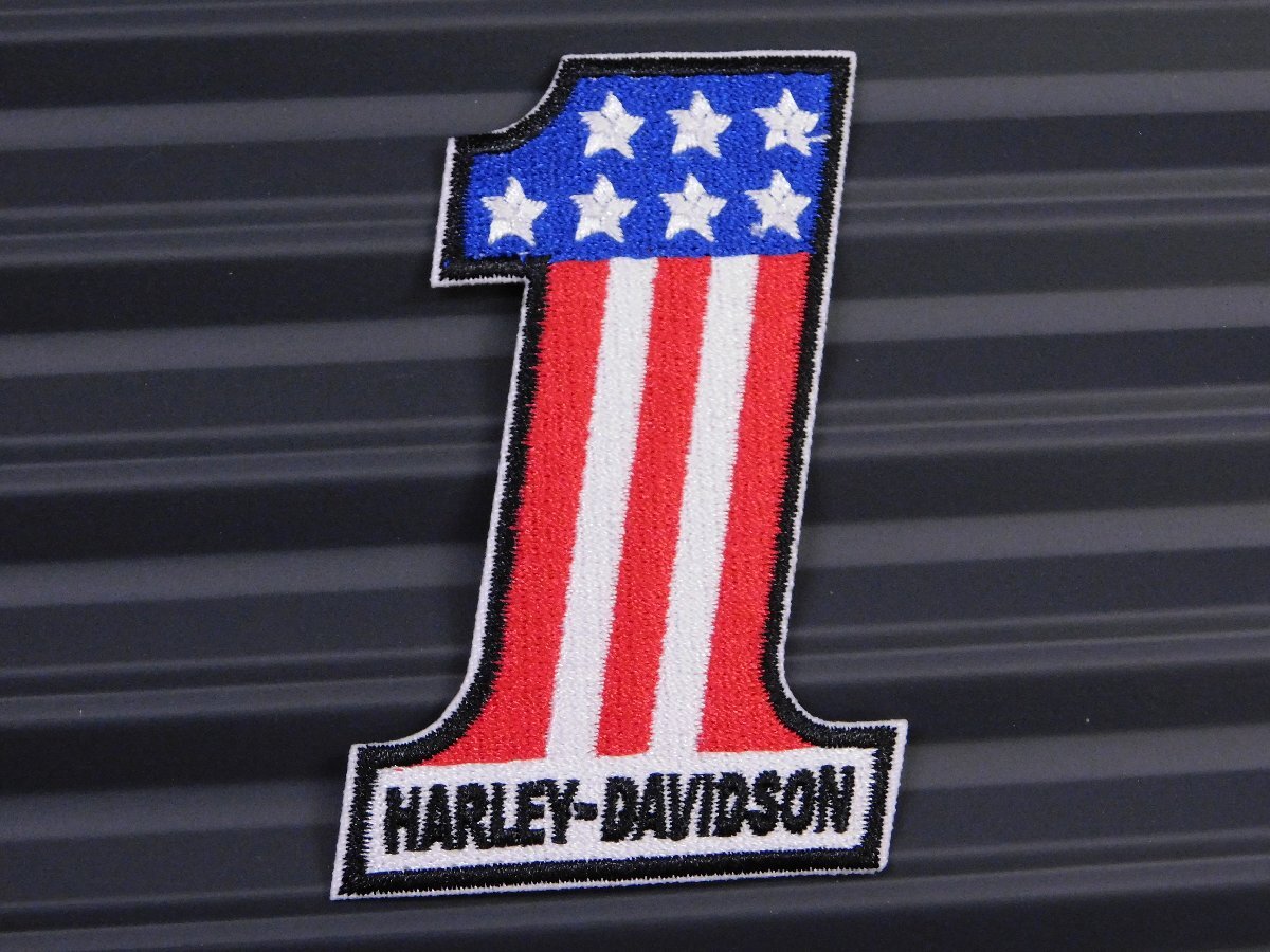 ◆送料\110◆【HARLEY-DAVIDSON・ハーレー】※《アイロン刺繍ワッペン》 アメリカン雑貨 刺繍ワッペン アイロンワッペン拍卖