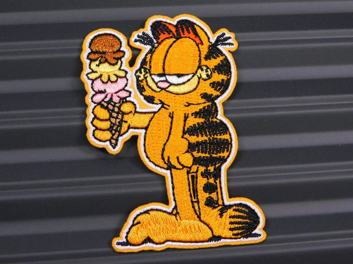 ◆送料\110◆【GARFIELD・ガーフィールド③】※《アイロン刺繍ワッペン》 アメリカン雑貨 刺繍ワッペン アイロンワッペン拍卖