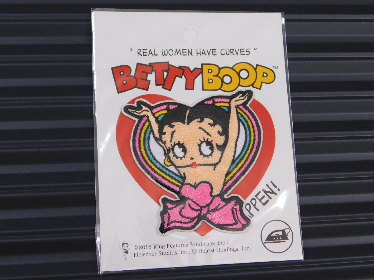 ◆送料\110◆【Betty Boop・ベティちゃん②】※《アイロン刺繍ワッペン》 アメリカン雑貨 刺繍ワッペン アイロンワッペン拍卖