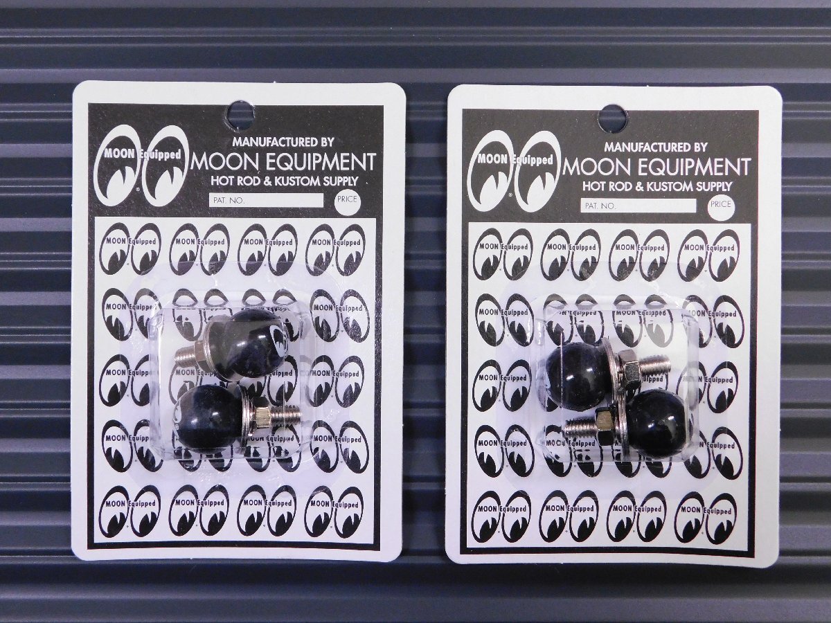 ◆送料無料◆【MOON Equipped】※《ライセンスボルト 4個入り / ブラック》 AA113MQ ムーンアイズ ナンバープレート用拍卖