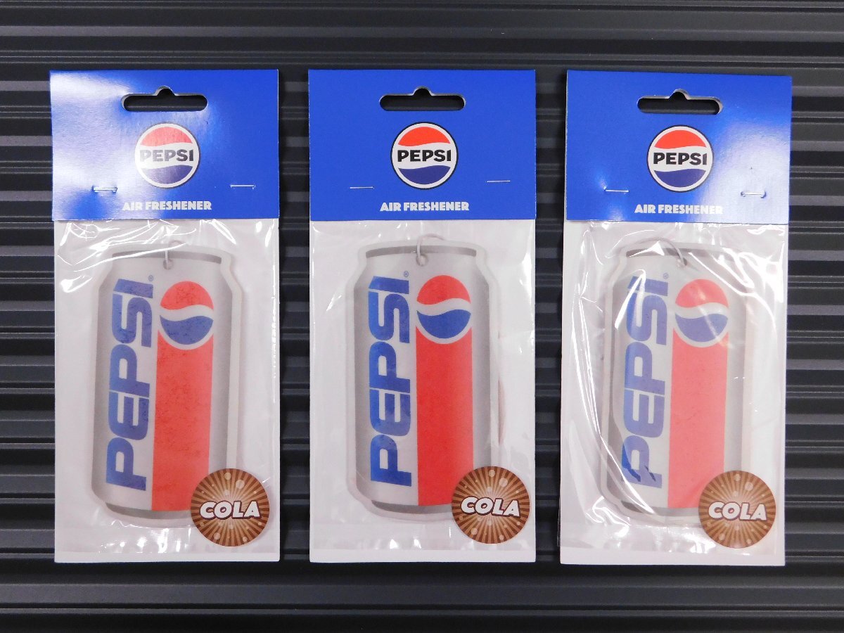 ◆送料\185◆【PEPSI・ペプシ/CAN-1 缶】※《エアーフレッシュナー・COLA コーラ / 3枚セット》 AIR FRESHENER アメリカン雑貨拍卖