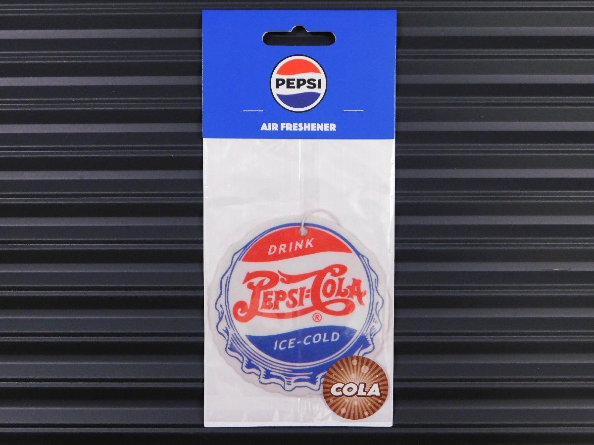 ◆送料\110◆【PEPSI・ペプシ/ICE COLD キャップ】※《エアーフレッシュナー / COLA コーラ》 AIR FRESHENER アメリカン雑貨拍卖