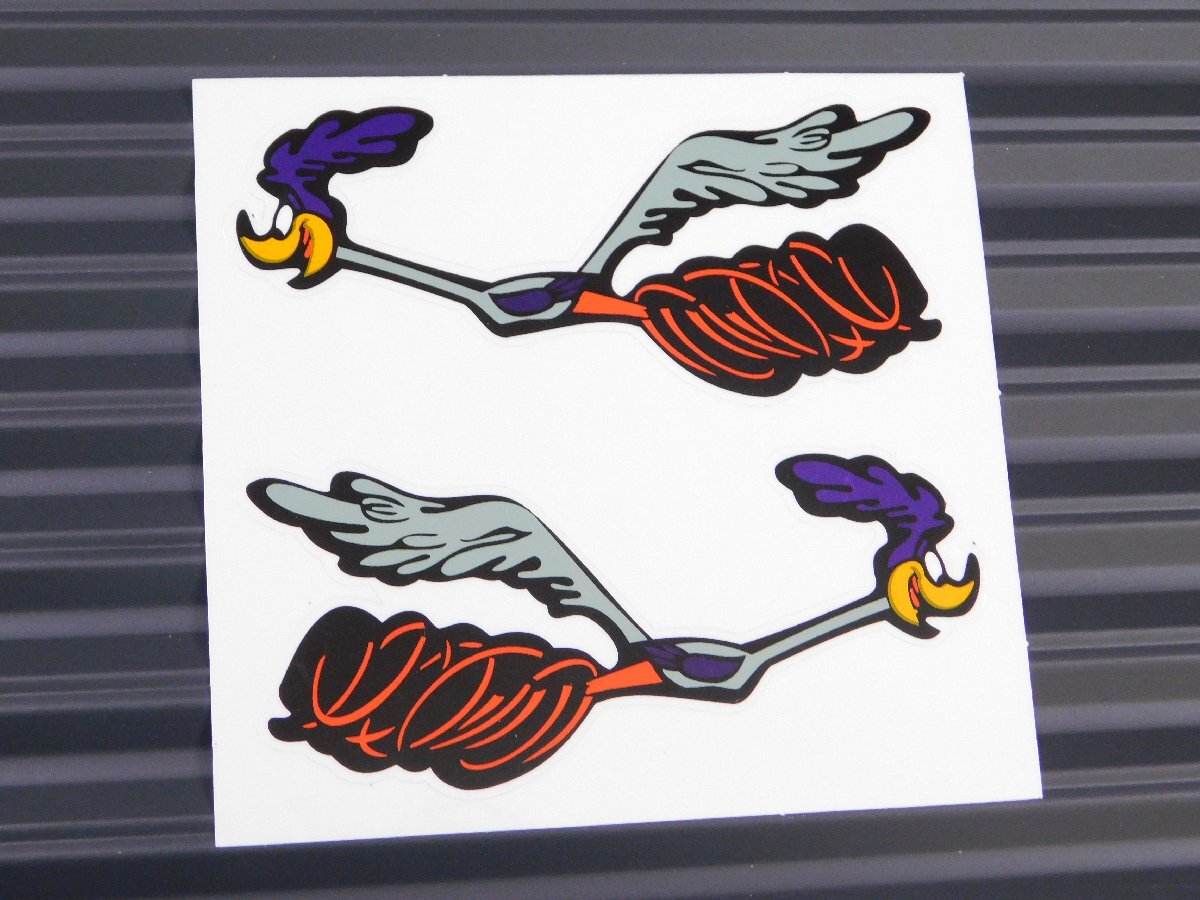 ◆送料\140◆【Road Runner・ロードランナー】※《レーシングステッカー》 (品番ms045) アメリカン雑貨 ガレージ拍卖