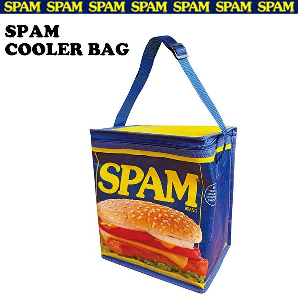 送料\185【SPAM・スパム】※《クーラーバッグ・保冷仕様 》 缶柄 保冷バッグ アメリカン雑貨拍卖