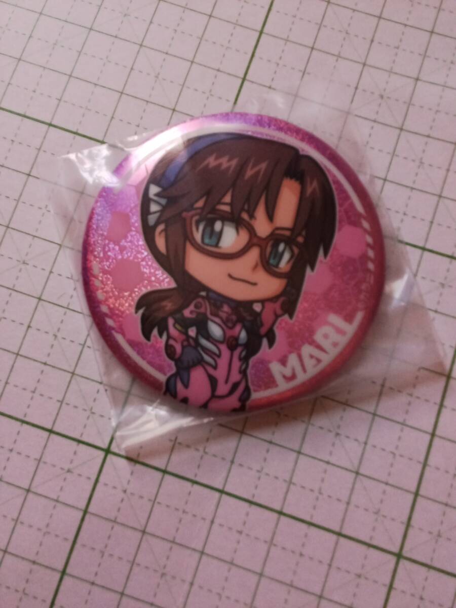 エヴァンゲリオン ガシャポンくじエヴァンゲリオンあそーと 缶バッチ マリ ピンク拍卖
