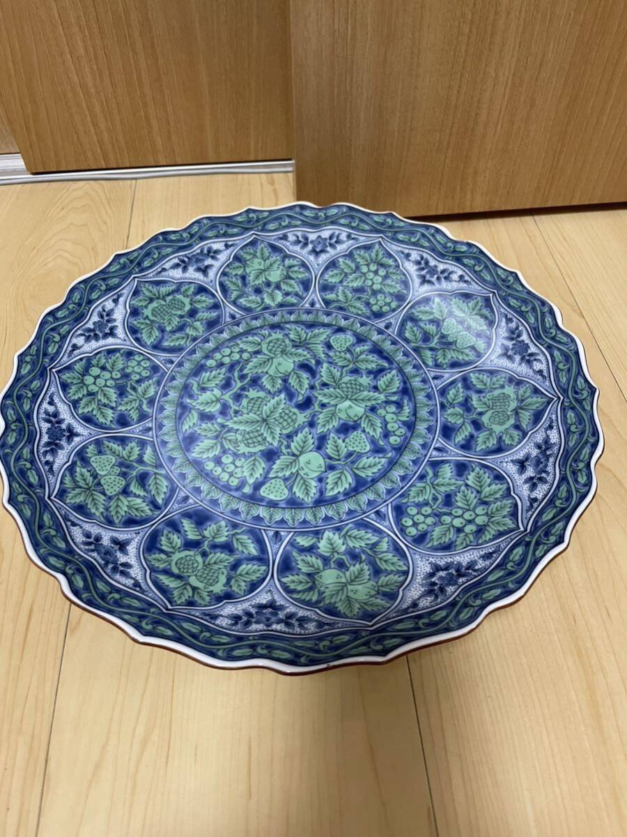 庫山窯 有田焼 大皿 20241016拍卖