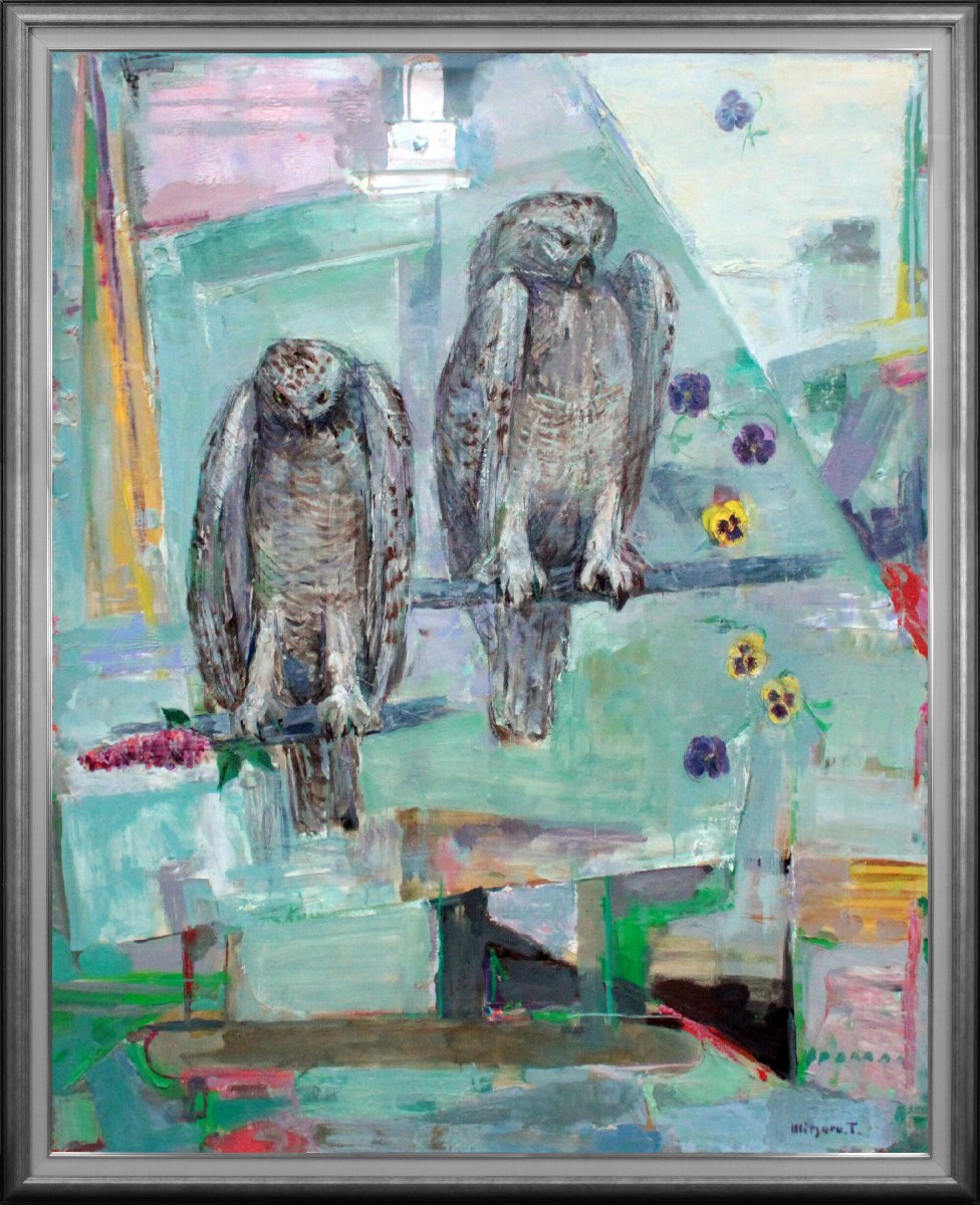 豊田満 「2つのレクイエム」 油絵・油彩画 絵画 - 北海道画廊拍卖