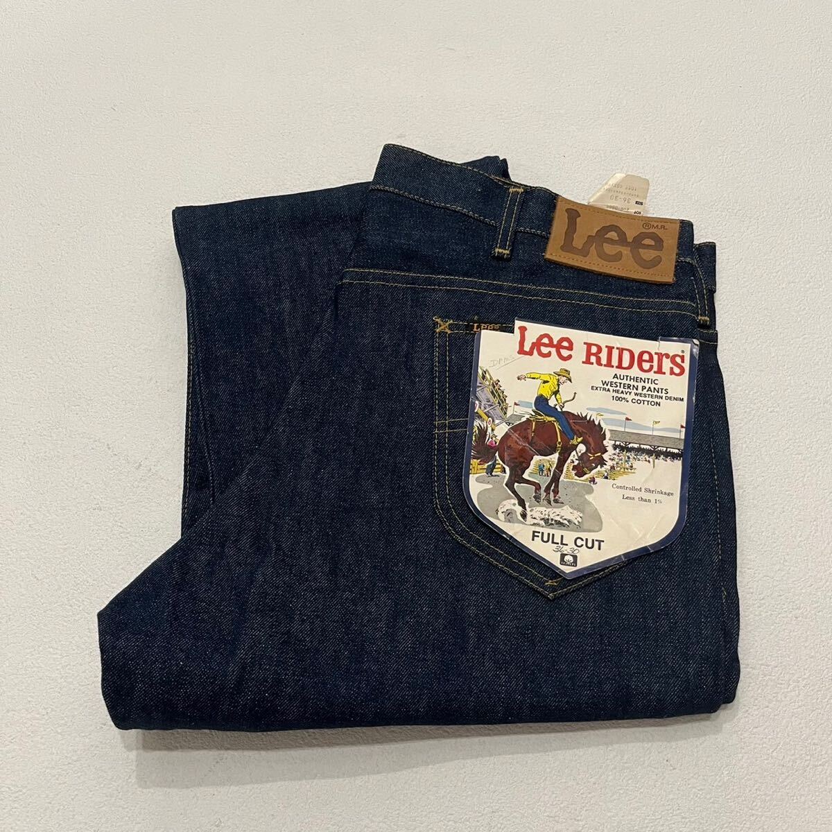 k543 デッドストック 80s ビンテージ アメリカ 製 Lee RIDERS 42 talon 200-0041 デニム パンツ W36 リー usa vintage dead stock denim 拍卖