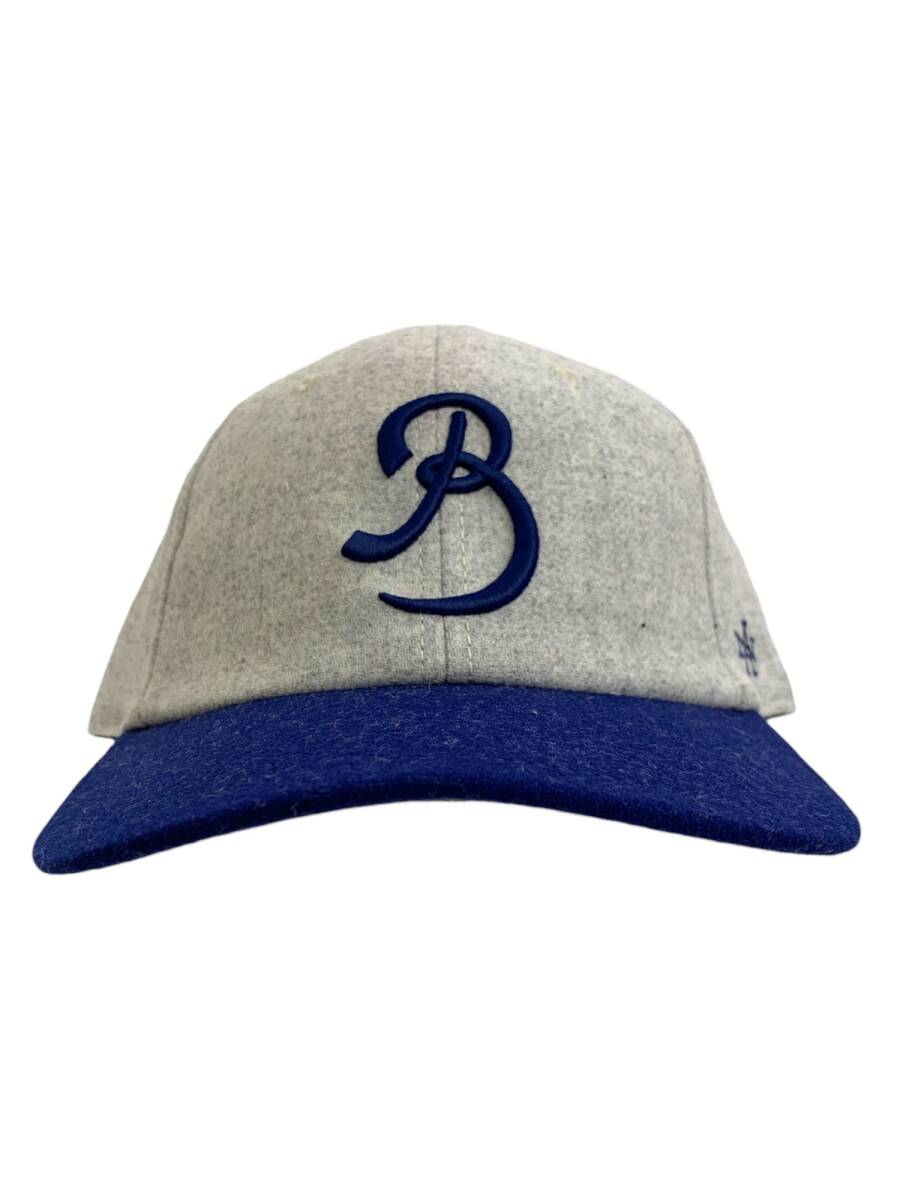 AMERICAN NEEDLE (アメリカンニードル) ウールベースボールキャップ フェデラル・リーグ SMU670A-BTT F グレー×ネイビー メンズ/004拍卖