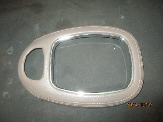 ■ジャガー XJ8 シフトパネルカバー 中古 GNE8100AA XLP2386 X308 グレー 部品取あり トリム ギアシフターベゼル センターコンソール XJR■拍卖