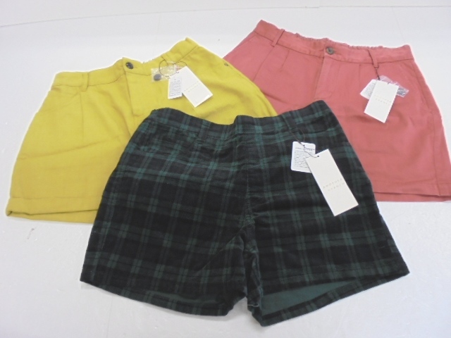 【KCM】SET-41-3s★新品★【アナザーブランチ】レディース ショートパンツ 3枚セット サイズ F 激安・まとめ売り拍卖