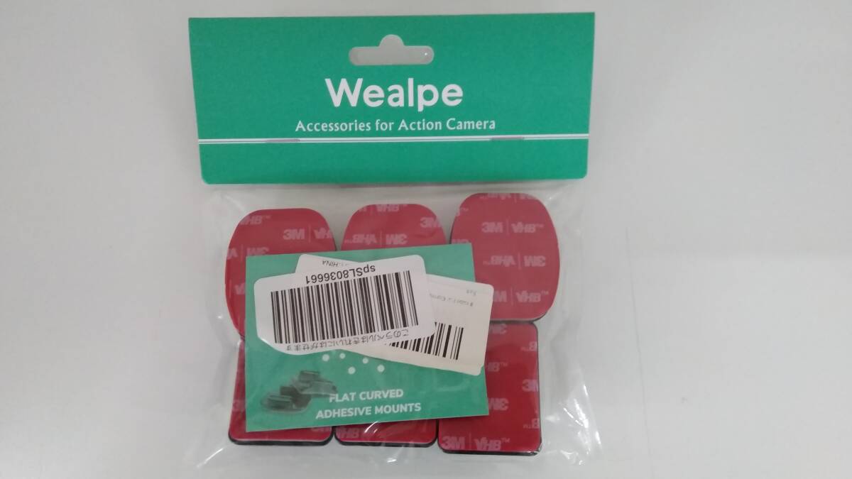 【TN-1217】未開封品/Wealpe 粘着マウント フラットカーブマウント 3M 粘着パッドテープ付き 6個セット/カメラアクセサリー【HK】拍卖