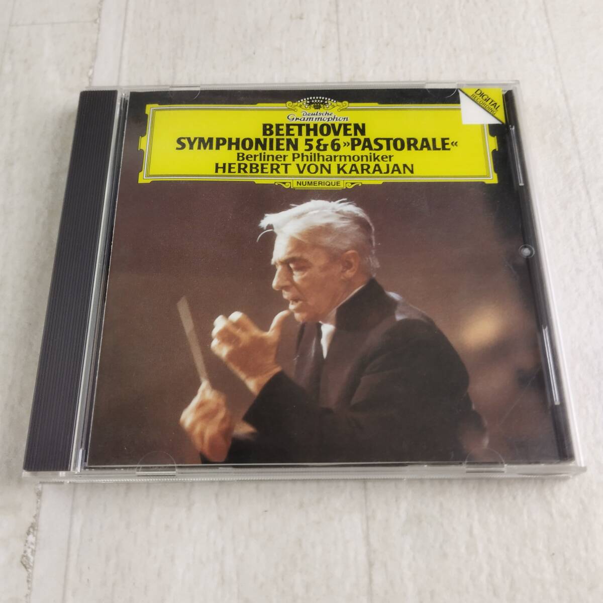 1MC17 CD ヘルベルト・フォン・カラヤン ベルリン・フィルハーモニー管弦楽団 ベートーヴェン 交響曲第5番 「運命」 第6番 「田園」拍卖