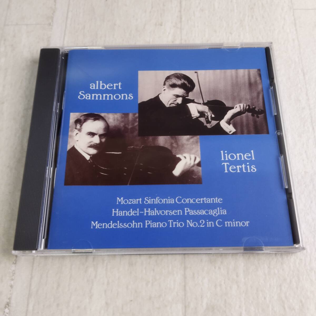 1MC17 CD ALBERT SAMMONS & LIONEL TERTIS BIDDULPH LAB 023 Mozart Sinfonia Concertante拍卖