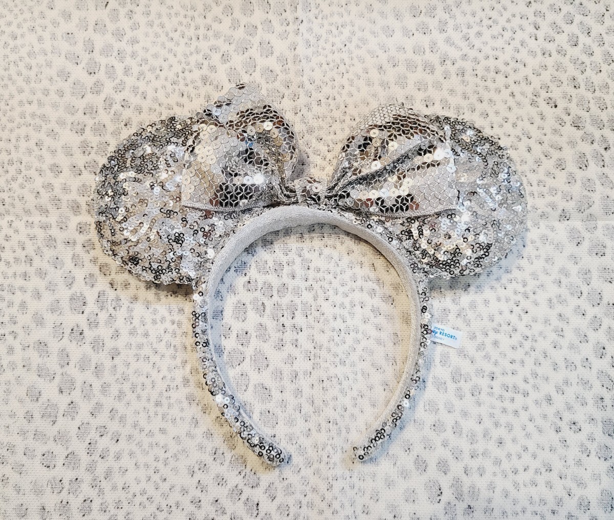 ディズニー ミニー カチューシャ スパンコール シルバー拍卖