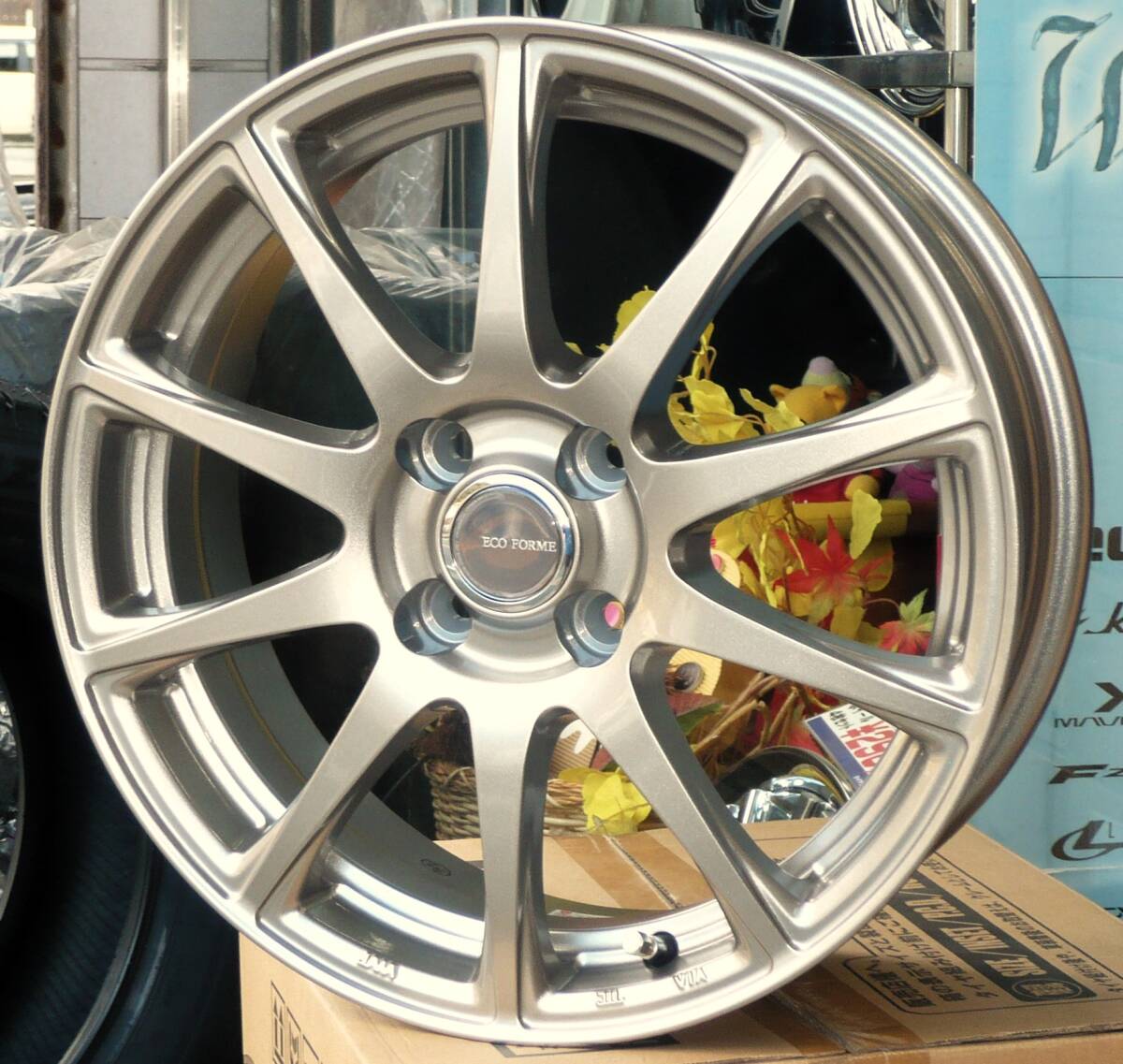 税込! MXPK系 アクア用 軽量アルミホイール 「ブリヂストン エコフォルム SE-23」 新品1台分 MXPK10/MXPK11/MXPK15/MXPK16拍卖