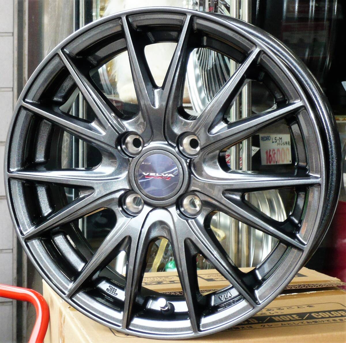 税込! 160系 プロボックス用ホイール 「ヴェルヴァ スポルト2」 新品1台分 NSP160V/NCP160V/NCP165V/NHP160V 拍卖