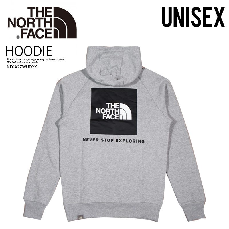 ■新品■THE NORTH FACE/ザ ノースフェイス■RAGLAN REDBOX POPOVER HOODY■MENS(M)■グレー パーカー プルオーバーパーカー■NF0A2ZWU ▲拍卖