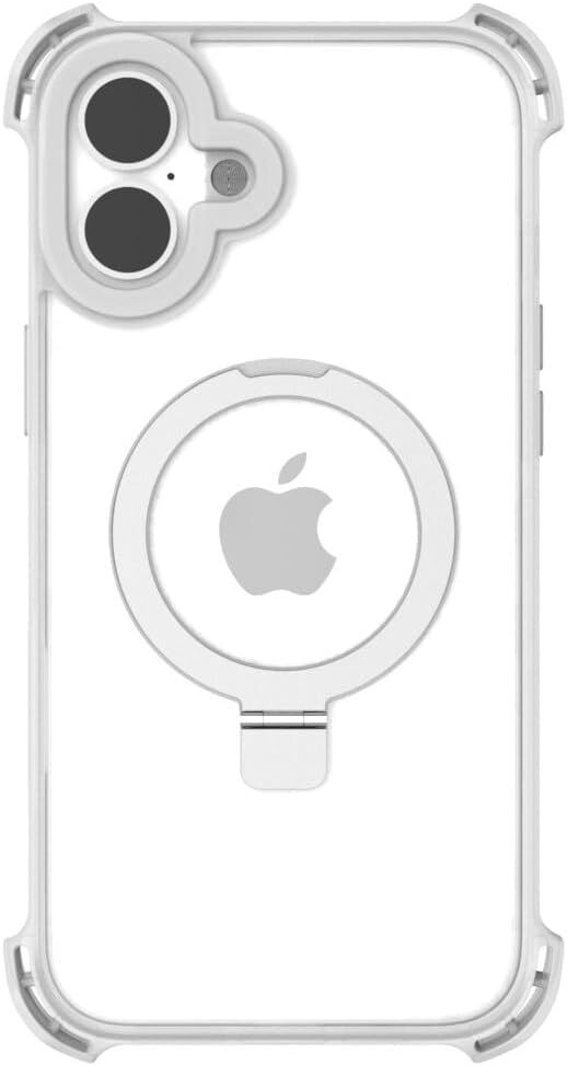 【RAPTIC】DUAL IMPACT KICKSTAND iPhone 16 Plus 対応 ケース クリア MagSafe対応 スタンドリング付き 耐衝撃 MIL規格拍卖