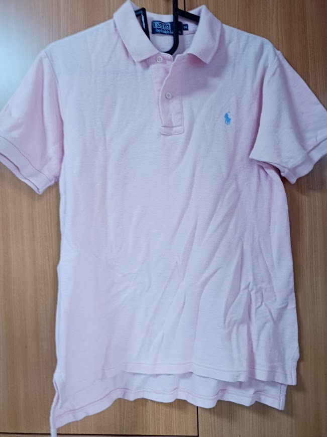 ポロラルフローレン レデイース 半袖ポロシャツピンク M 古着拍卖