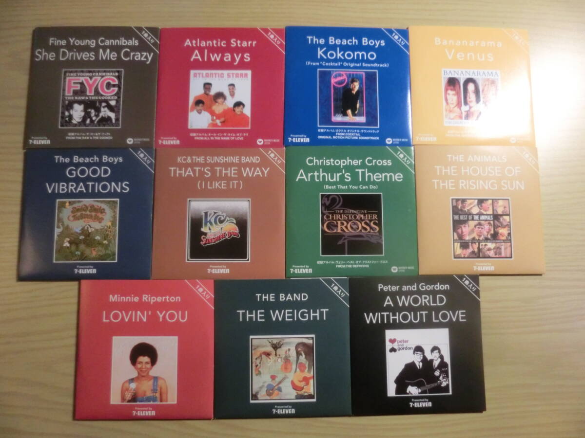 セブンイレブン 非売品 not for sale SEVEN ELEVEN PROMO ONLY 8cm 3inch CD SINGLES / BANANARAMA BEACH BOYS KOKOMO Christopher Cross拍卖