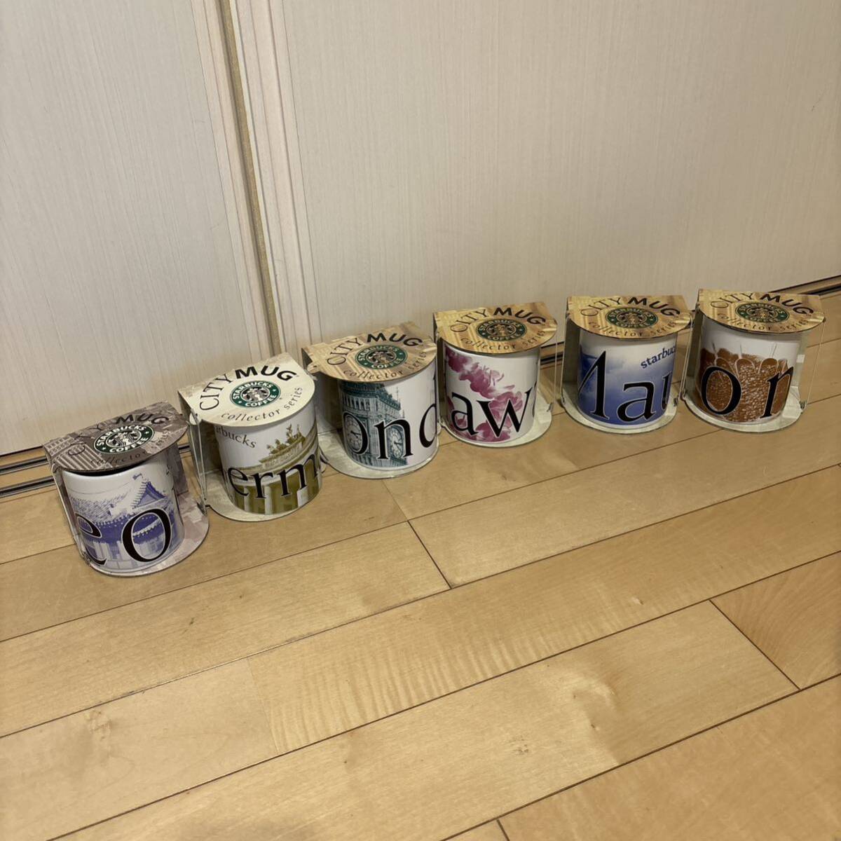 STARBUCKS/スターバックス シティマグ6個セット拍卖