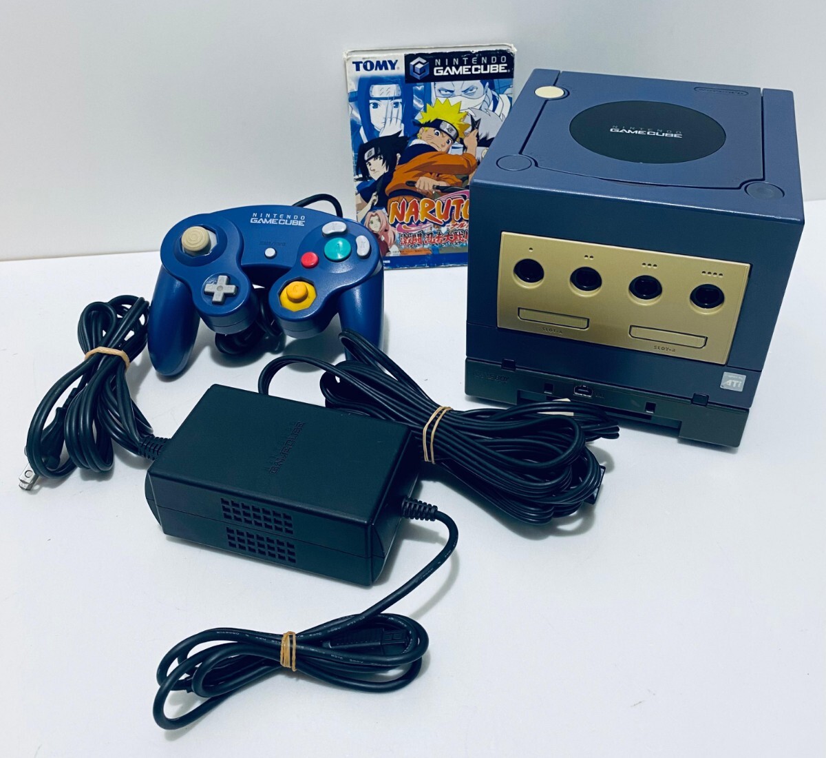 GCゲームキューブ+ゲームボーイプレーヤー 本体 (DOL-001)GAME BOY PLAYER 任天堂Nintendo ゲームソフト セット 希少品 動作品(Z-33)拍卖
