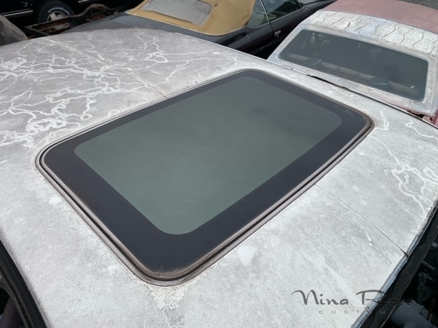 93 94 95 96 キャデラック ブロアム 純正サンルーフASSY ヘッドライナー セット ムーンルーフ 中古拍卖