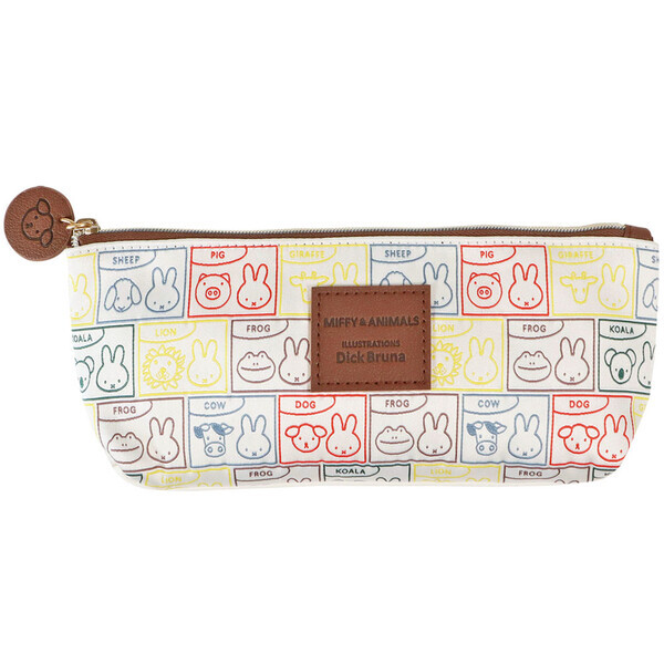 【即決】★ペンケース ミッフィー★ Miffy 筆箱 筆入れ ペンポーチ キャラクター Dick Bruna かわいい クツワ ふでばこ チャーム // MF881B拍卖