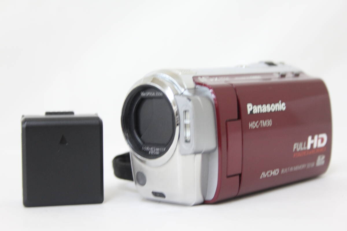 【返品保証】 【録画再生確認済み】パナソニック Panasonic HDC-SD9 10x バッテリー付き ビデオカメラ v8559拍卖