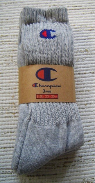 Champion チャンピオン CMSCY002 3Pセット ソックス フルレングス グレー L 27~29cm メンズ 人気 おすすめ拍卖