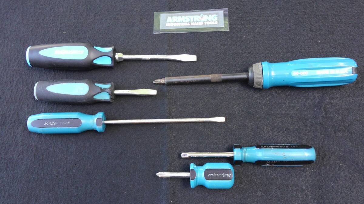 ・<02056> ARMSTRONG アームストロング シャンクドライバー・ラチェットドライバー・ドライバーセット USA拍卖